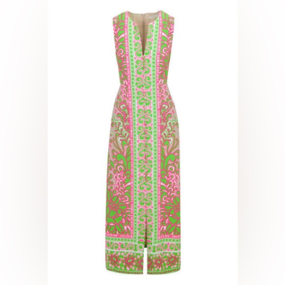 Trina Turk Novak Sleeveless Midi Dress - Petra Floral